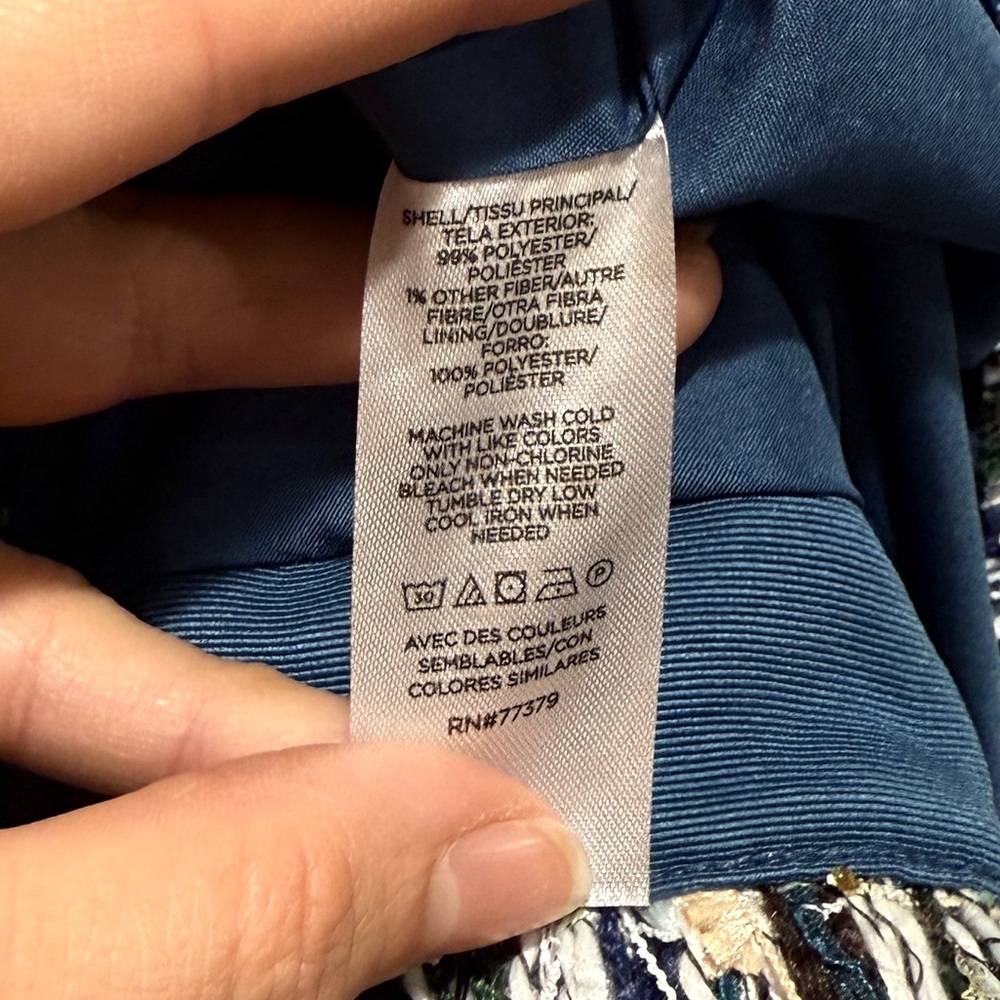 Ann Taylor Tweed Blazer in Black, White & Blue - Picture 7 of 15